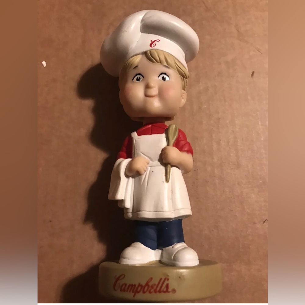 2002 Campbell Soup Kids boy bobblehead nodder 7" collectible figurine